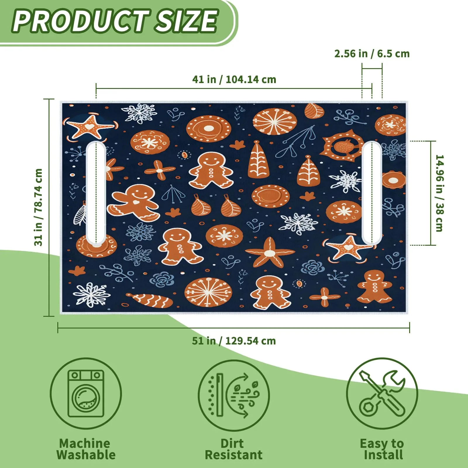 Tiveruda Golf Cart Seat Cover Blanket for Double Seats image 2