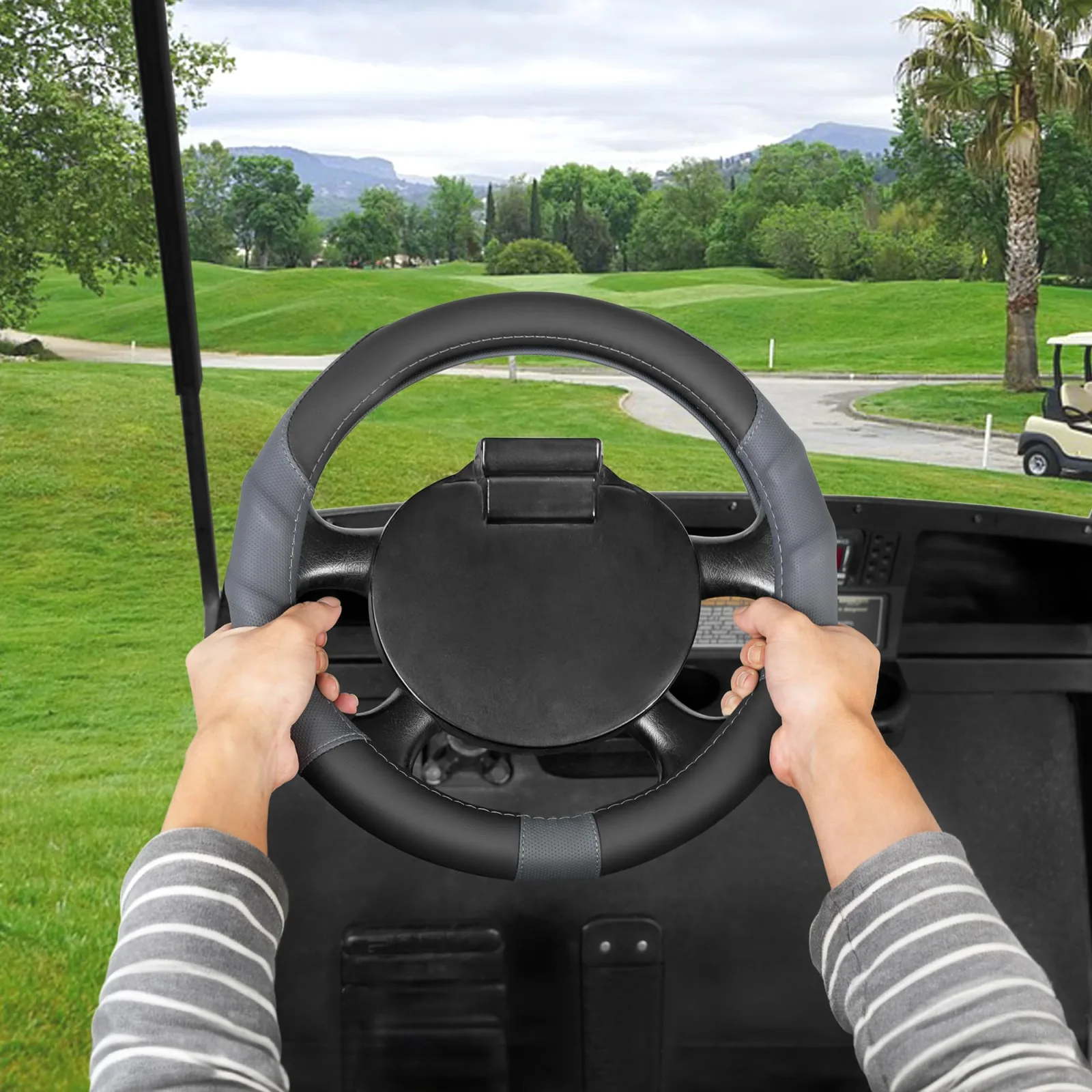 10L0L 13-Inch Steering Wheel Cover for E-Z-GO TXT/RXV image 3