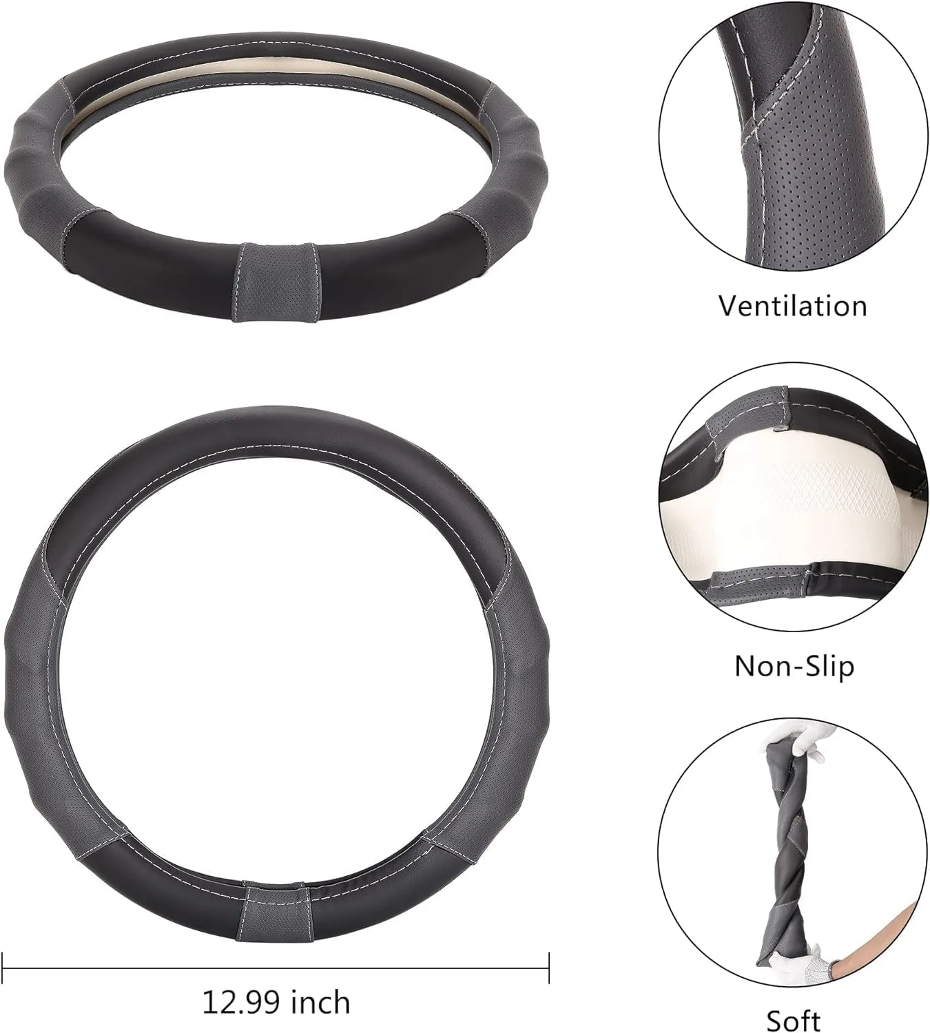 10L0L 13-Inch Steering Wheel Cover for E-Z-GO TXT/RXV image 4
