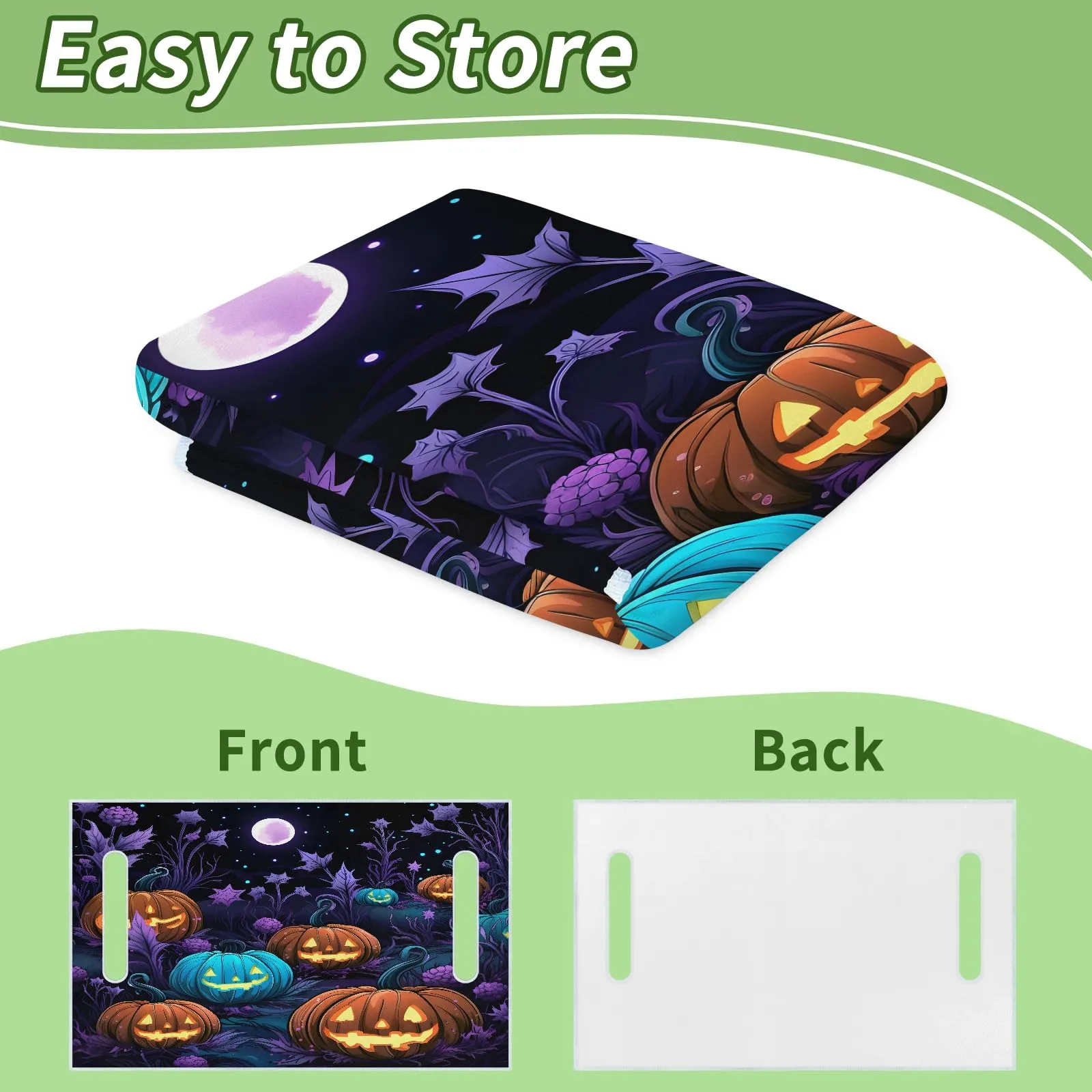 Tiveruda Halloween Pumpkin Golf Cart Seat Cover image 4