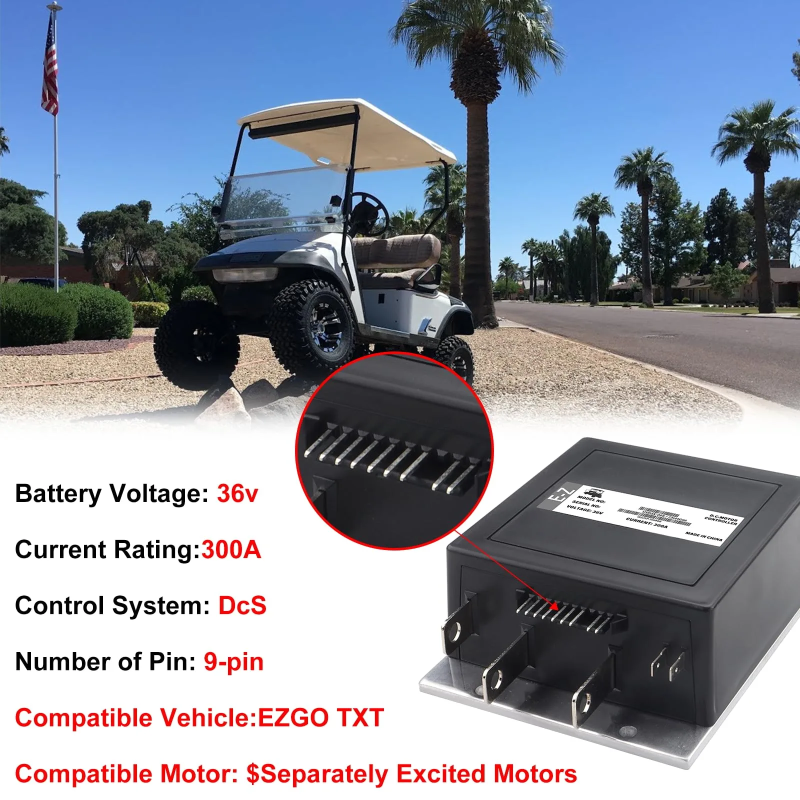 IgniSpark 36V 300A Speed Controller IG-0001 image 2