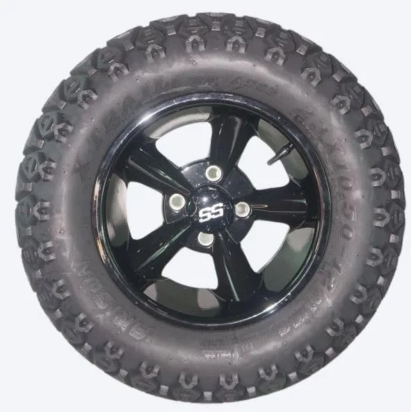 3G K1930-New12 6" Lift Kit Combo for Club Car Precedent w/12" Godfather Black image 3