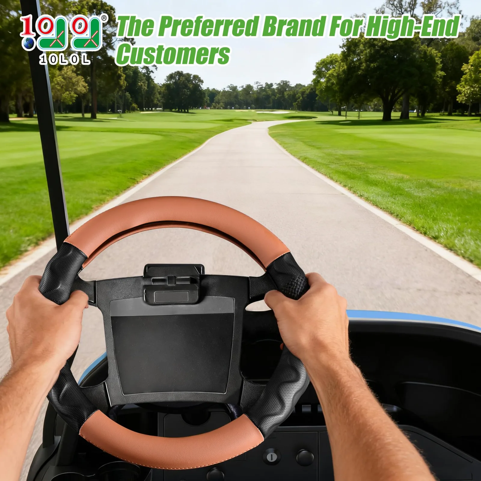 10L0L Steering Wheel Cover for Yamaha G29 and Club Car DS image 2