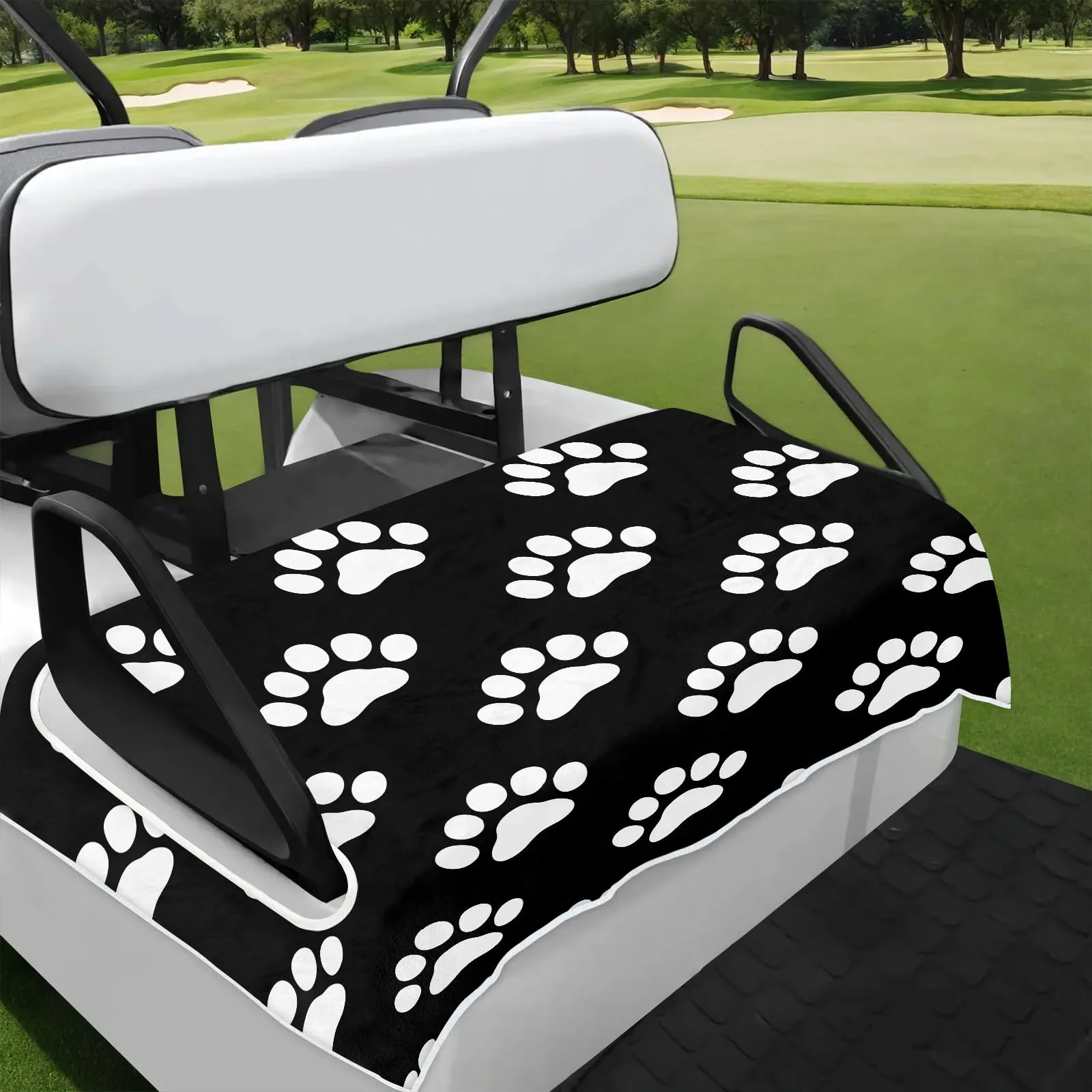 Tiveruda Golf Cart Seat Cover for Double Seats, 51 x 31 in