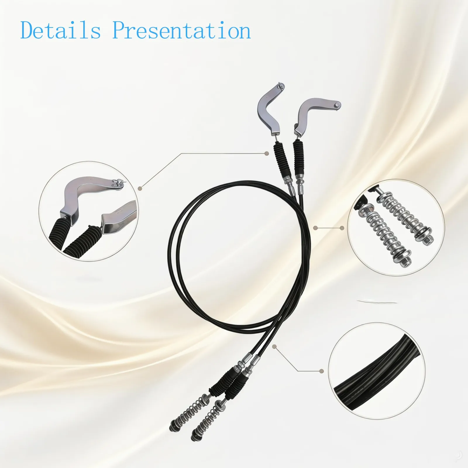 Mixopoly Shift Cables for EZGO TXT/ST350/ST480, 1996-2001 image 3