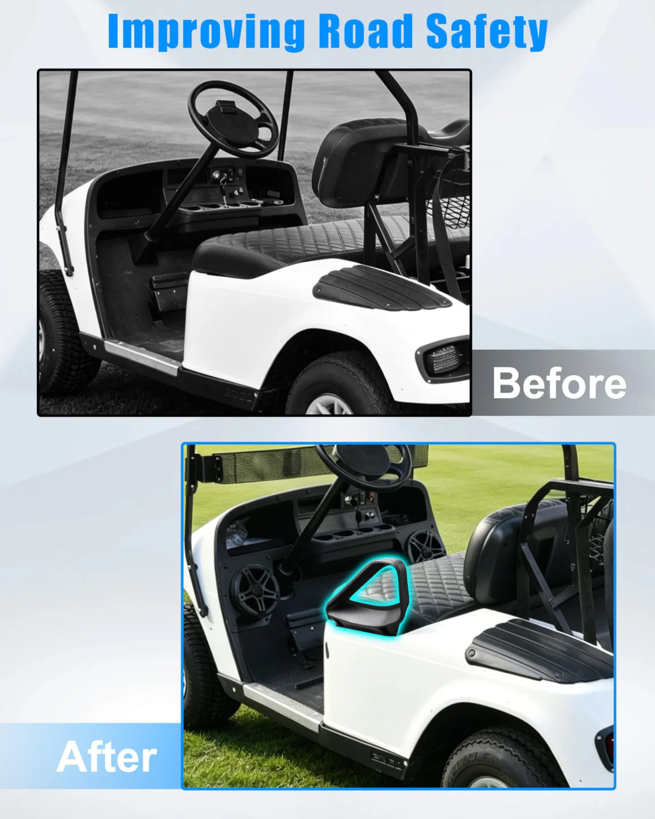 LDETXY Armrests for E-Z-GO TXT Golf Carts 1994-Up image 3