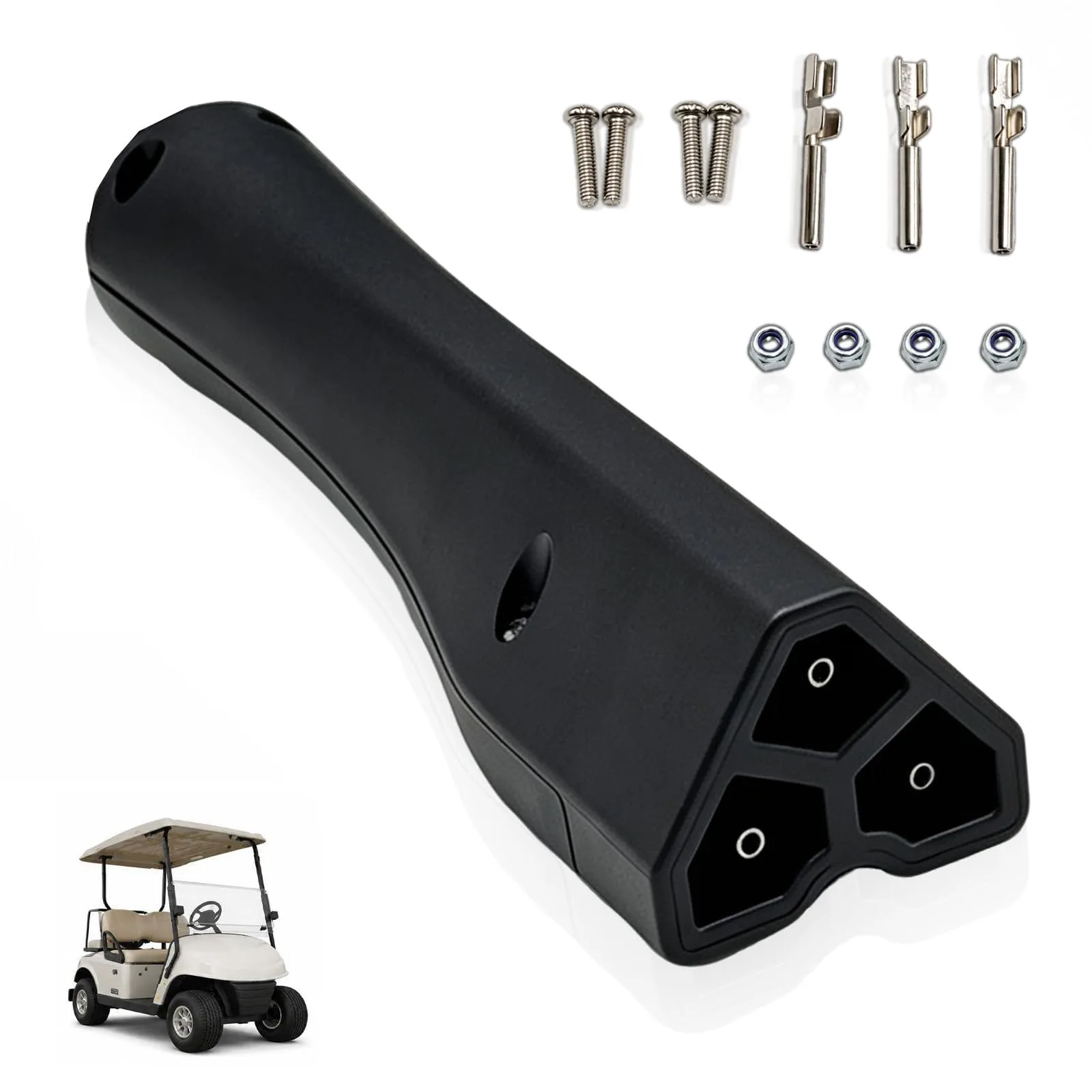 Rugaest 48V Charger Triangle Plug for E-Z-GO TXT & RXV