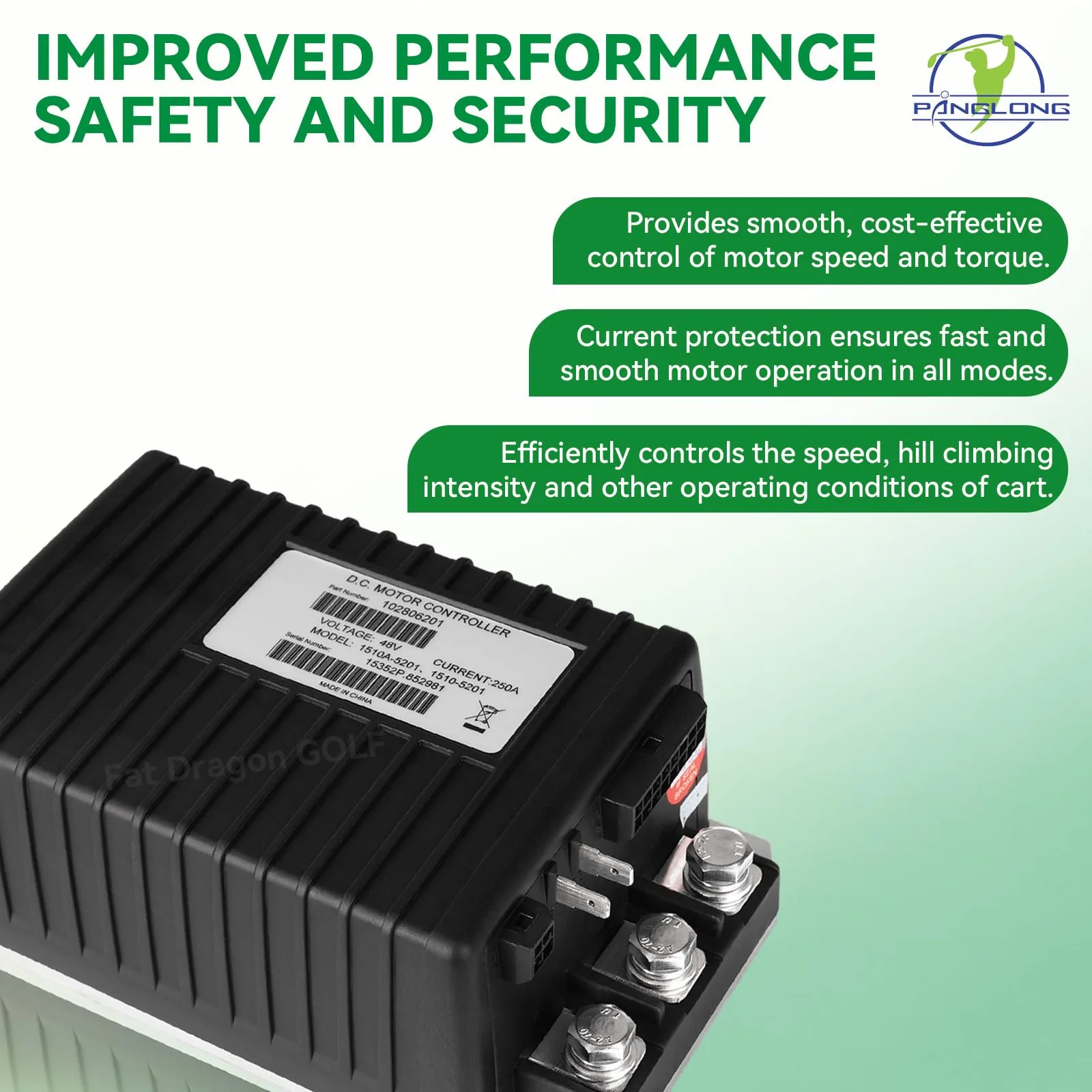 Panglong FDG-151 48V Controller for Club Car DS & Precedent image 3