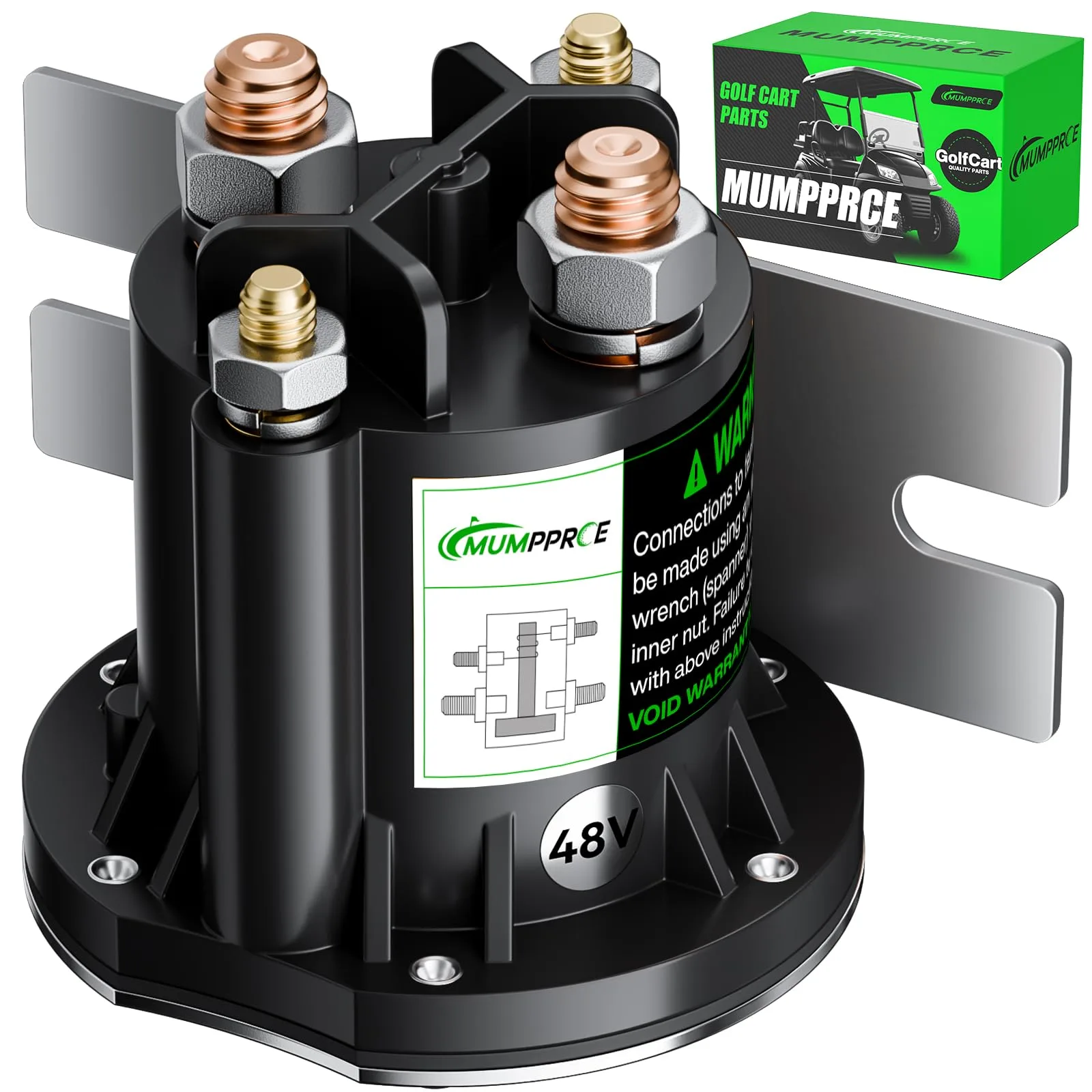 MUMPPRCE 48V Solenoid Relay for E-Z-GO TXT