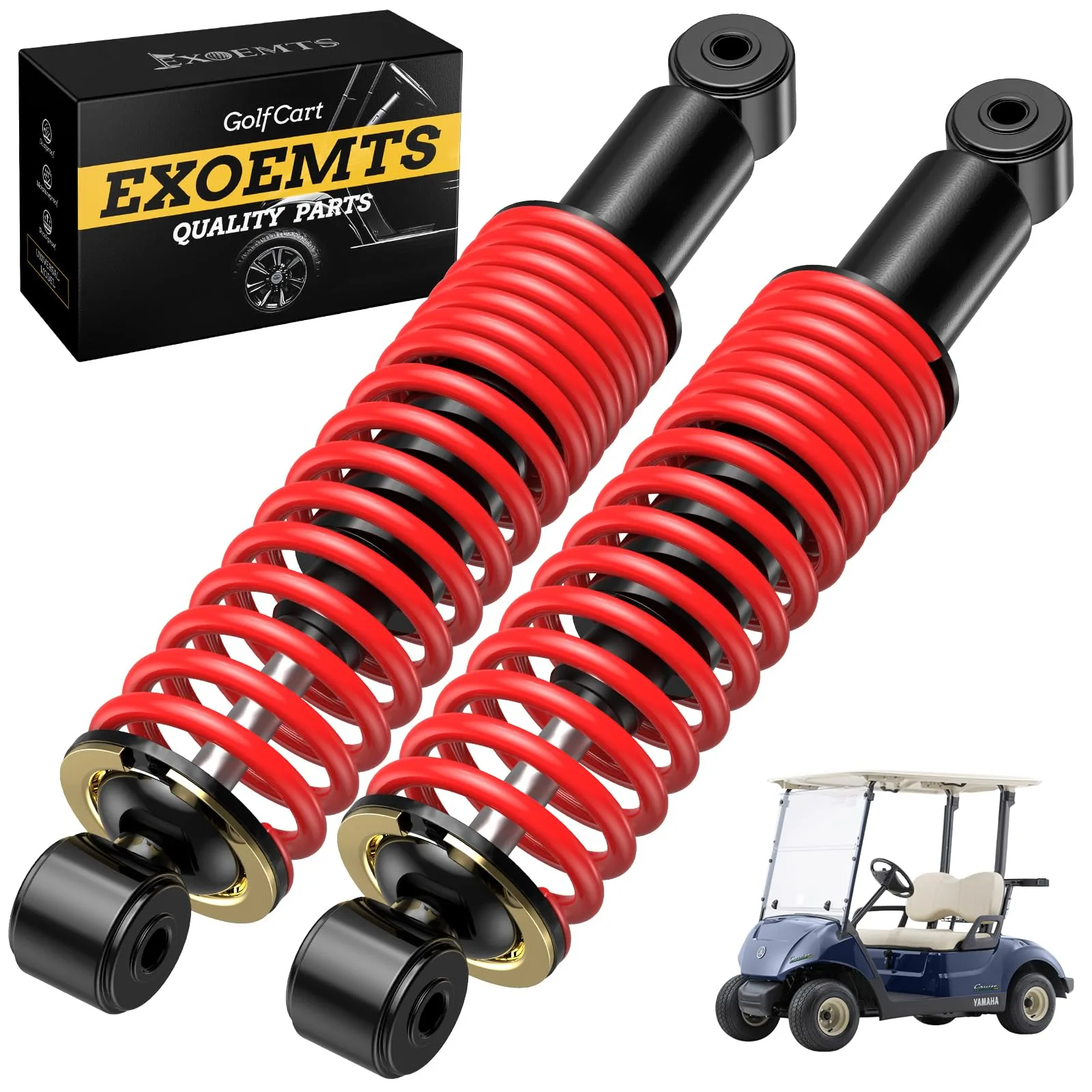 EXOEMTS Rear Shocks for Yamaha G14-G29 Golf Carts
