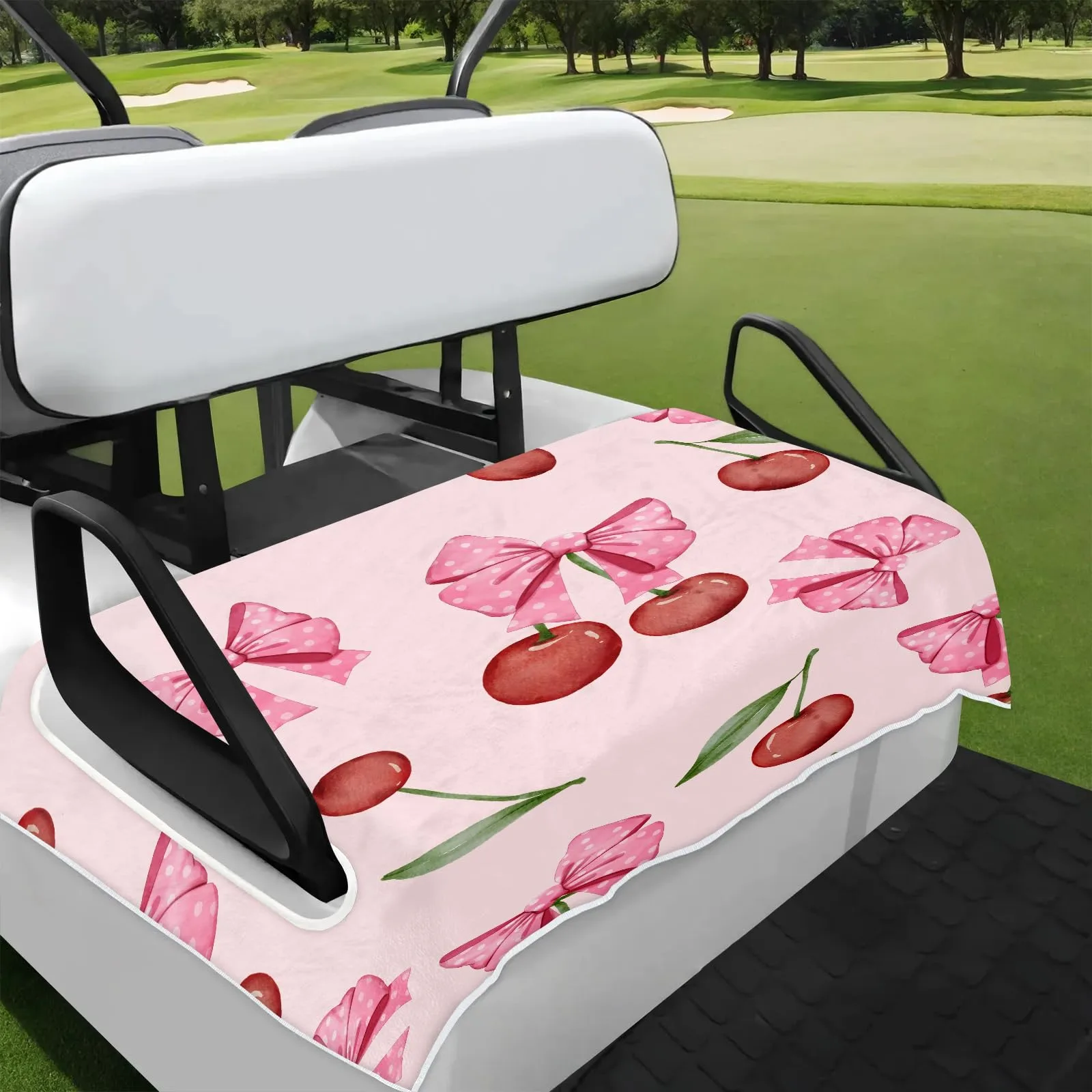 Tiveruda Golf Cart Seat Cover for Double Seats, 51 x 31 in