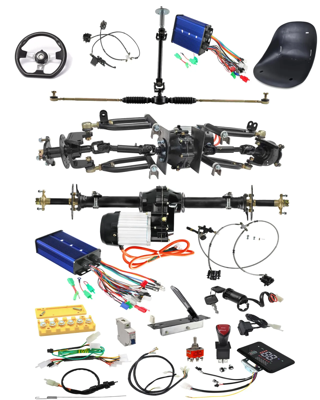YC Yier Differential Axle Kit for Electric Golf Carts