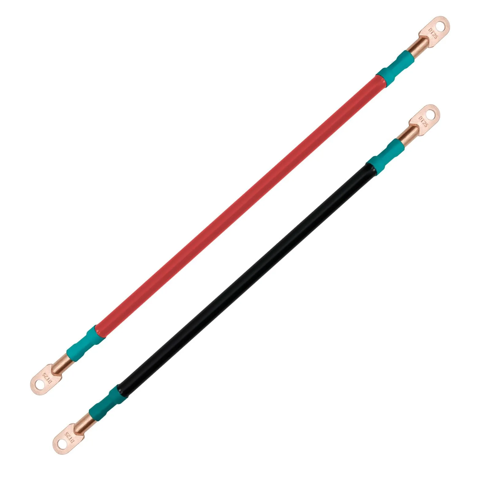 SYOWADA Copper Battery Cables — 36ft Black & 38ft Red for Golf Carts