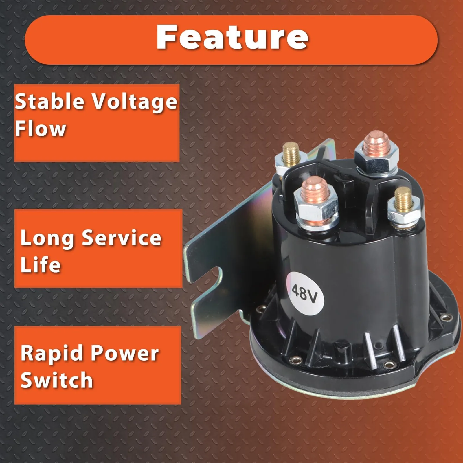 labwork 48V Solenoid for E-Z-GO TXT, MPT 800/1000 image 4