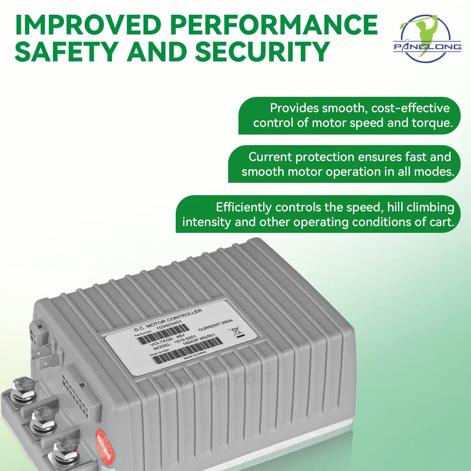 Panglong 48V Motor Controller for Club Car Precedent — FDG-009 image 3