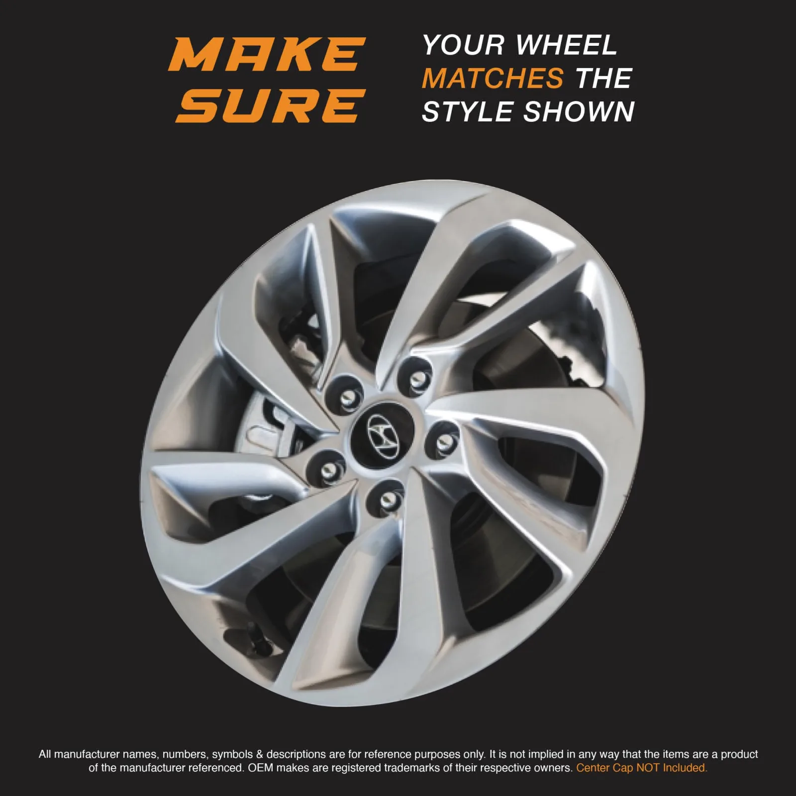 PACRIM 17-Inch Wheel Skins for 2016-2018 Hyundai Tucson image 3
