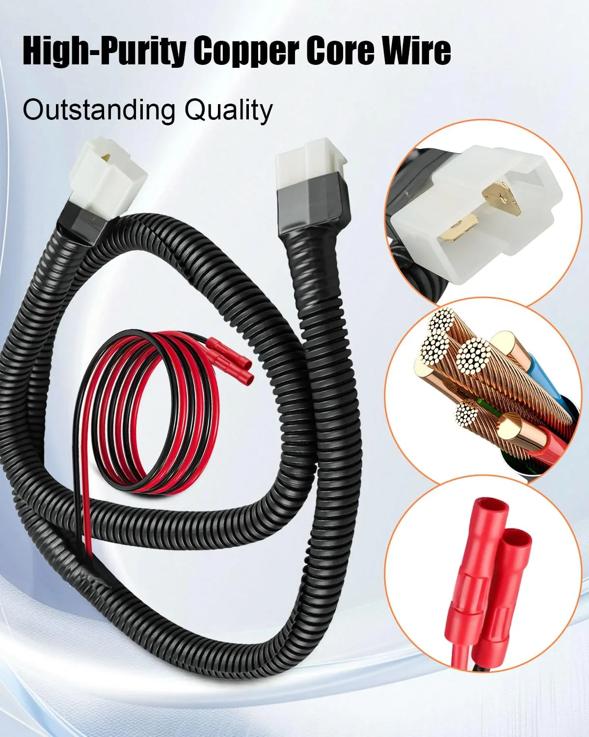 QNHEAY Power Harness for Evolution D5 Electric Golf Cart image 2