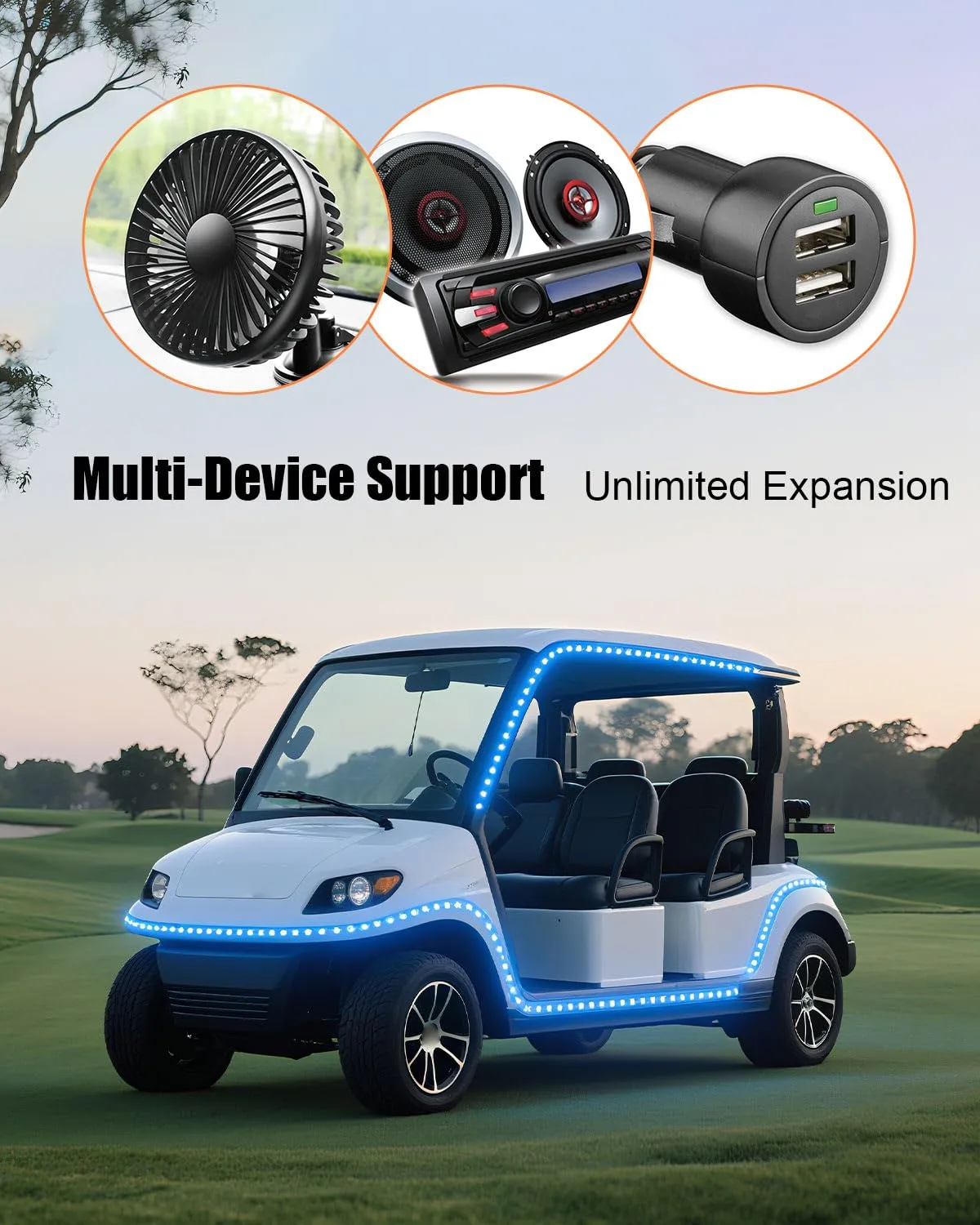 QNHEAY Power Harness for Evolution D5 Electric Golf Cart image 4