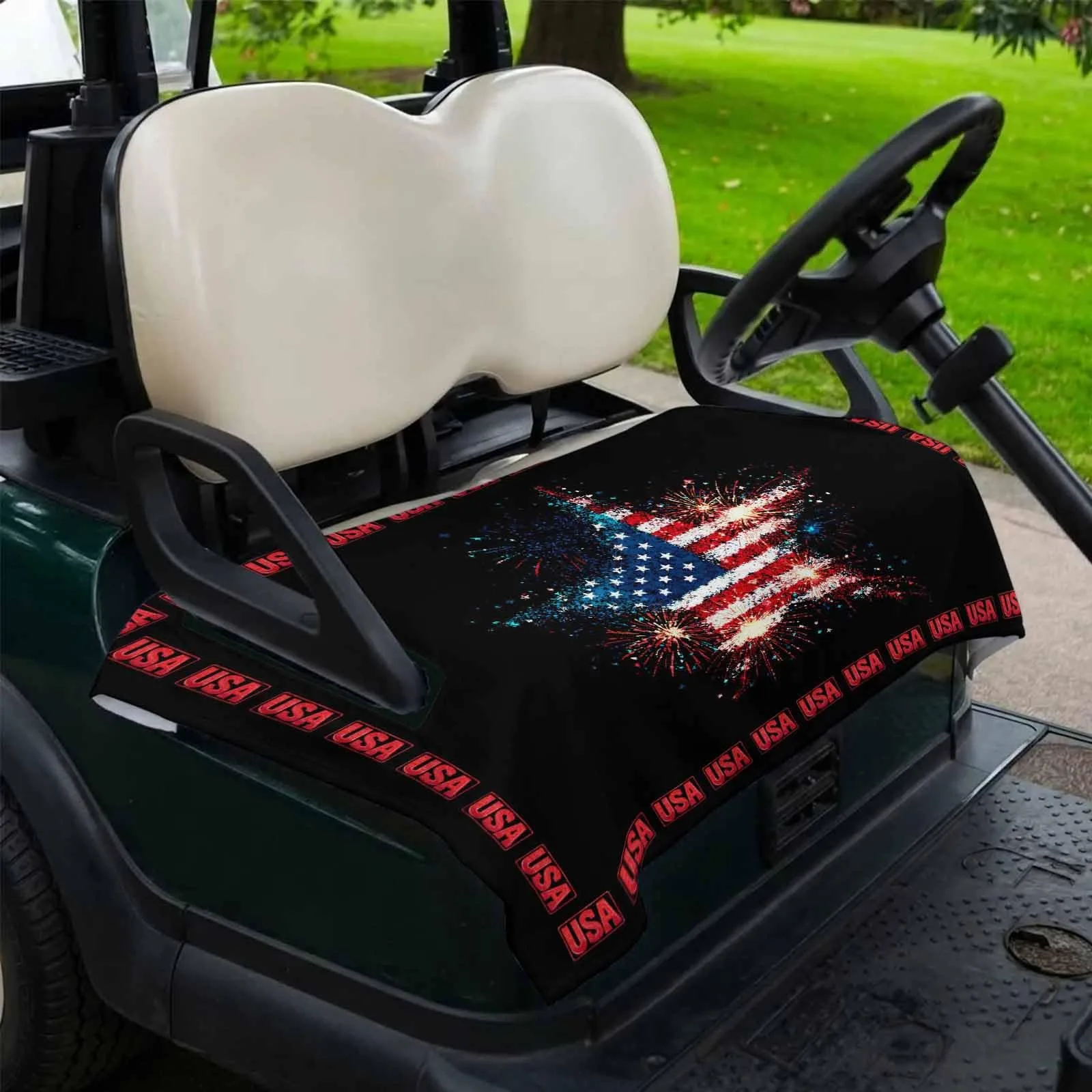 DecorLovee Golf Cart Seat Cover, 51 x 31 Inch image 2