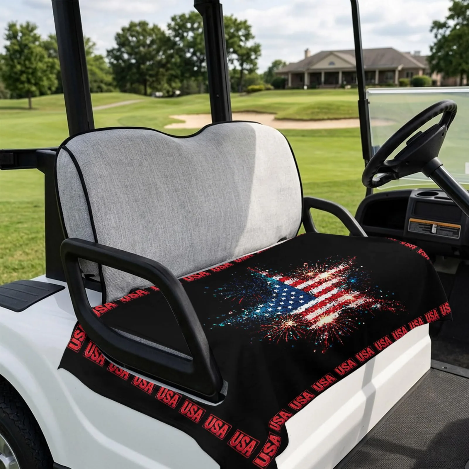 DecorLovee Golf Cart Seat Cover, 51 x 31 Inch image 4