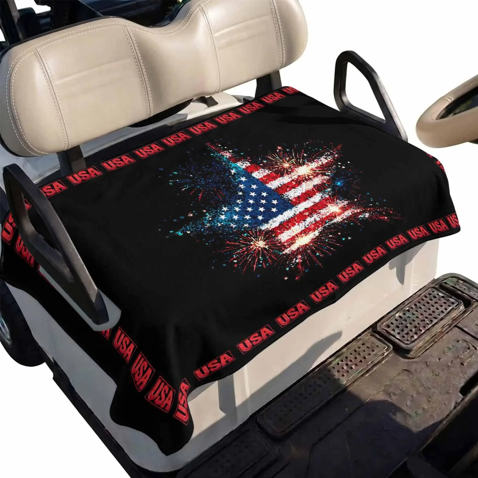 DecorLovee Golf Cart Seat Cover, 51 x 31 Inch