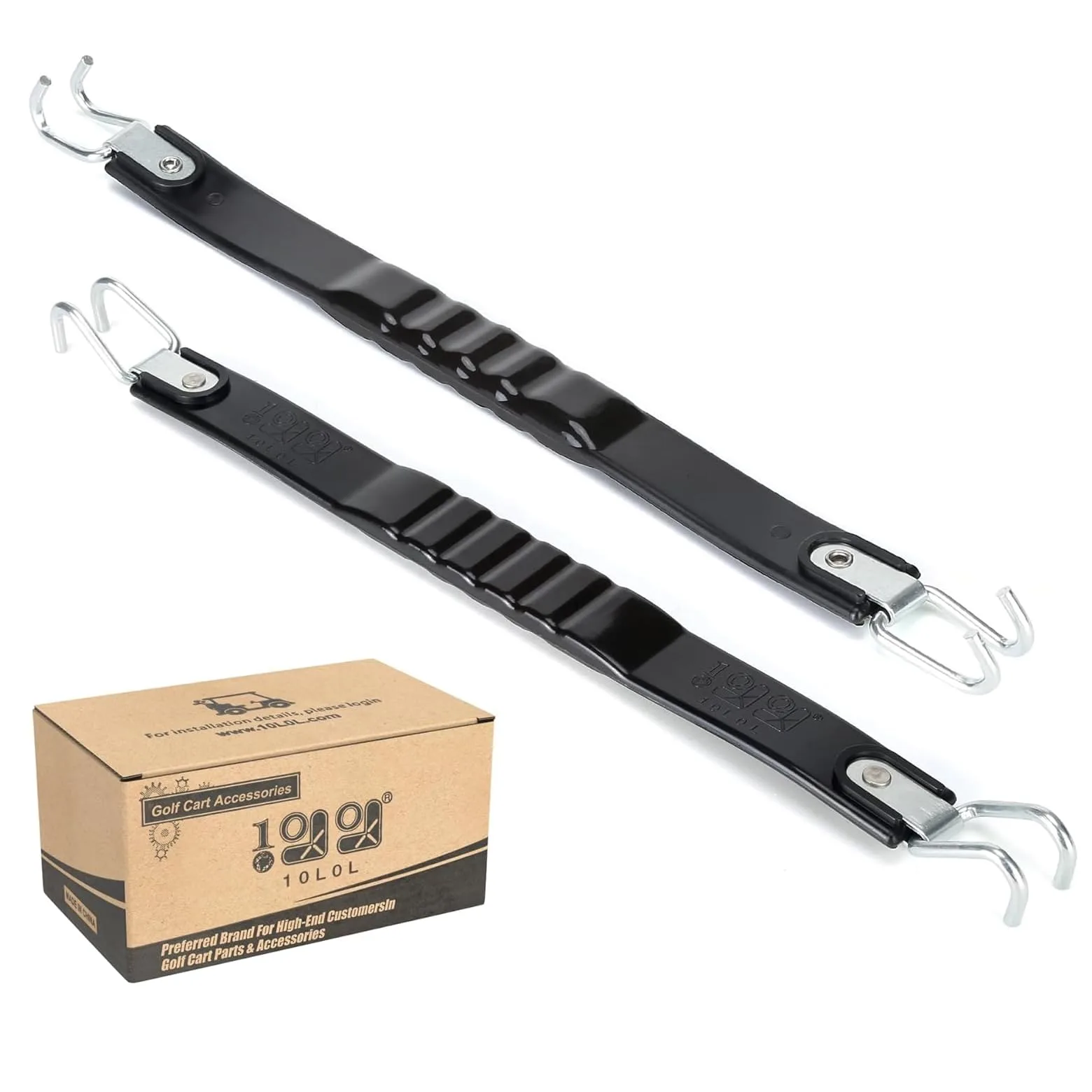 10L0L Golf Cart Battery Lifting Straps, 2-Piece Set