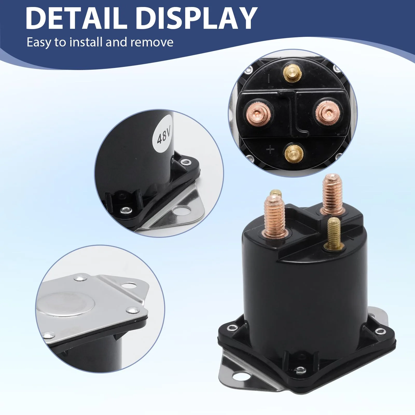 EATAKWARD 48V Solenoid for Club Car DS, 1995-1997 image 4