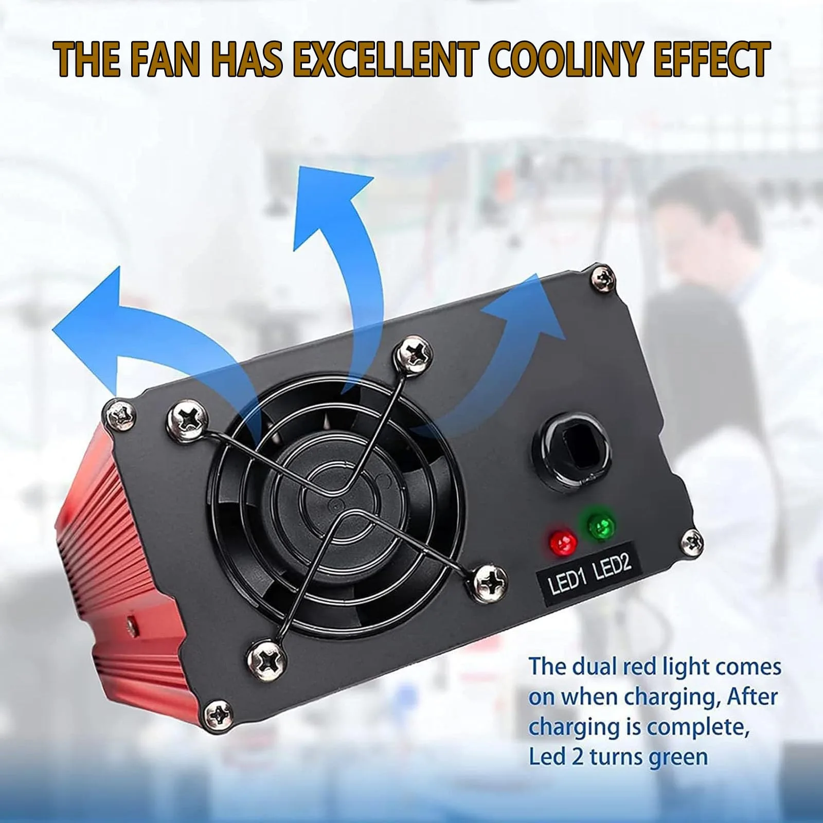 WJIANY 48V 15A Golf Cart Battery Charger image 4