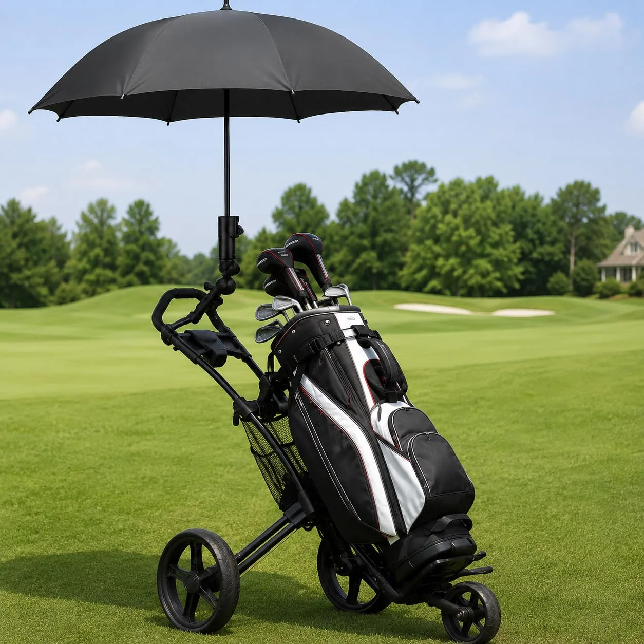 QTBCMZC Umbrella Holder for KVV 2-Wheel Golf Cart image 2