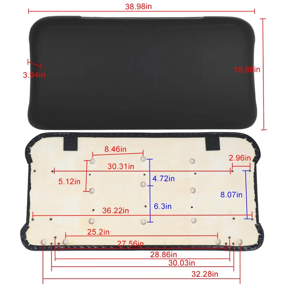 OCPTY Tan Seat Bottom Cushion for E-Z-GO TXT image 4