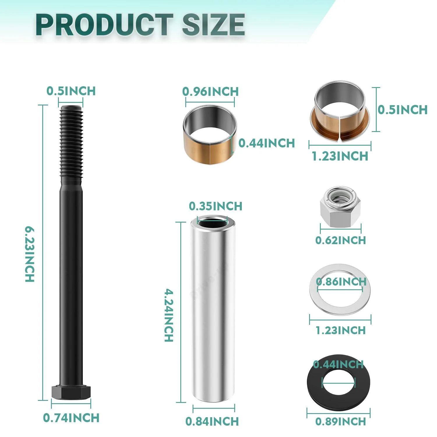 DRIVE UP DU00030 E-Z-GO TXT/PDS Spindle Bushing Kit image 4