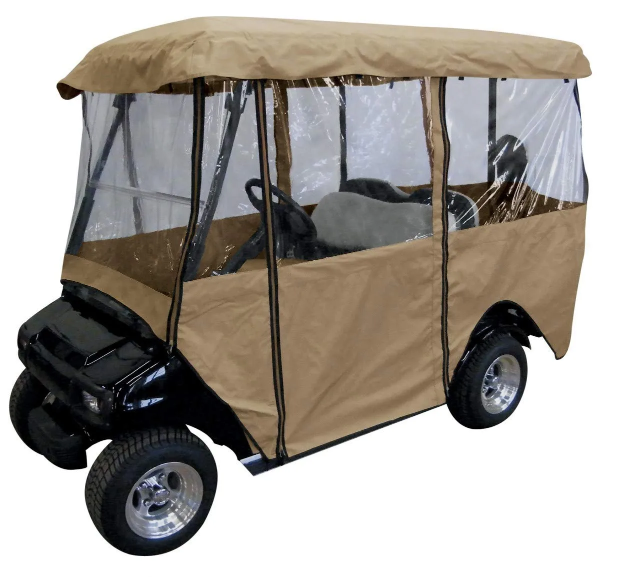 Performance Plus Carts Deluxe Golf Cart Enclosure for 80-Inch Top