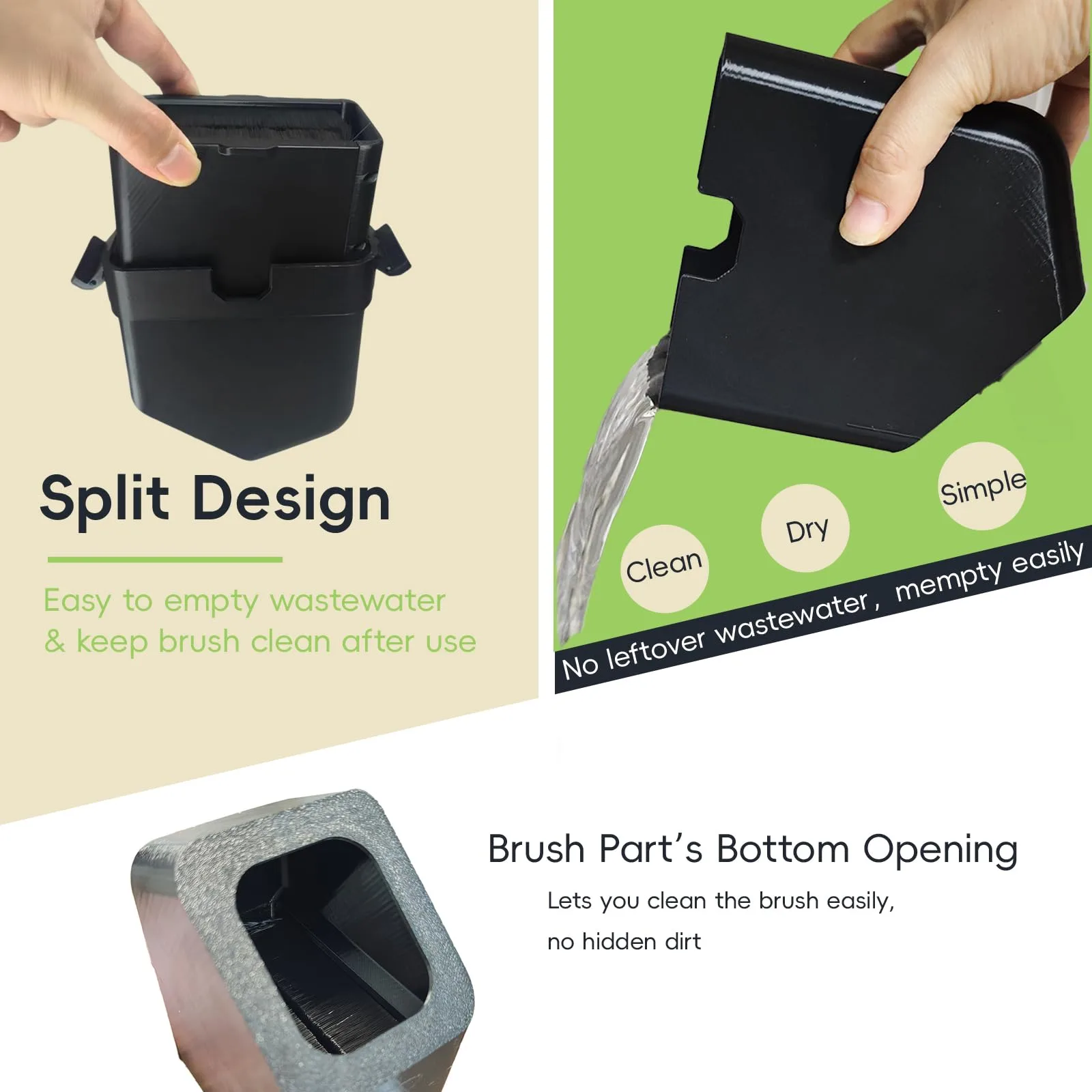 PoolTechX Golf Cart Club Cleaner with Detachable Water Box image 4