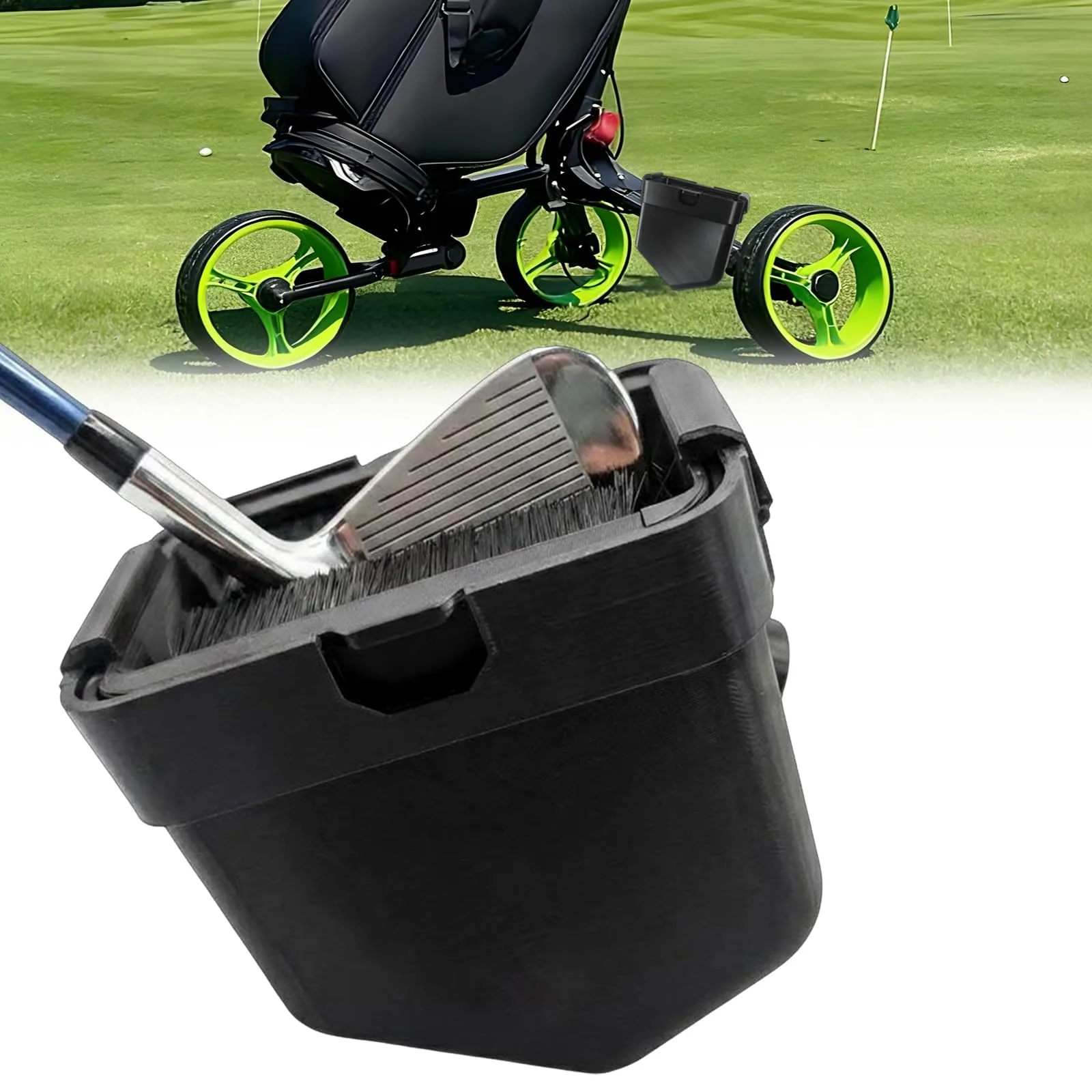 PoolTechX Golf Cart Club Cleaner with Detachable Water Box