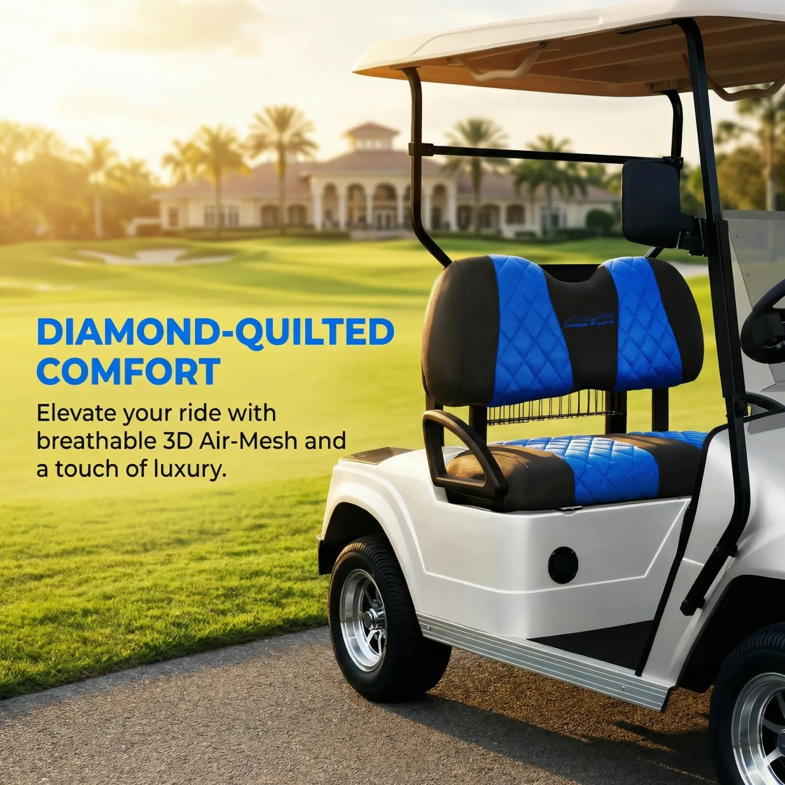 Jaxpare Seat Covers for Star EV Classic Golf Carts image 2