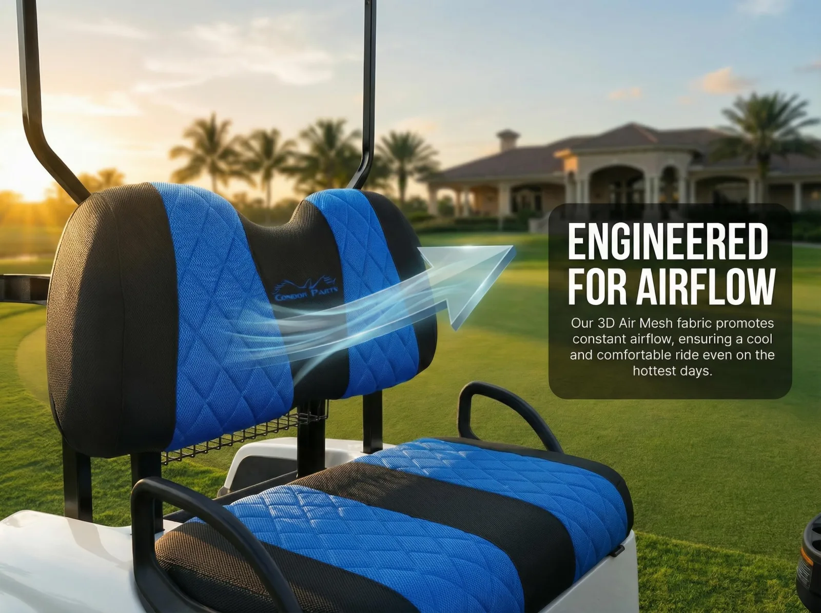 Jaxpare Seat Covers for Star EV Classic Golf Carts image 4