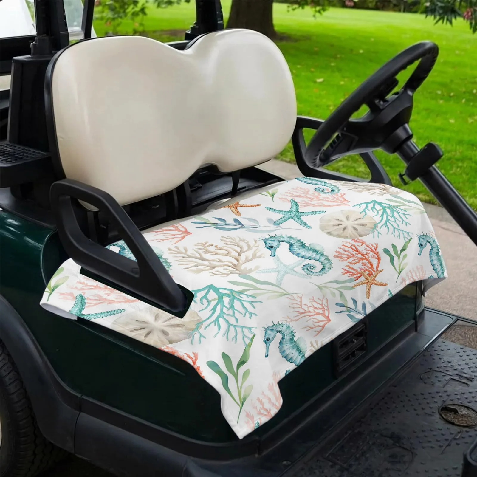 DecorLovee Microfiber Golf Cart Seat Cover, 51 x 31 in image 2
