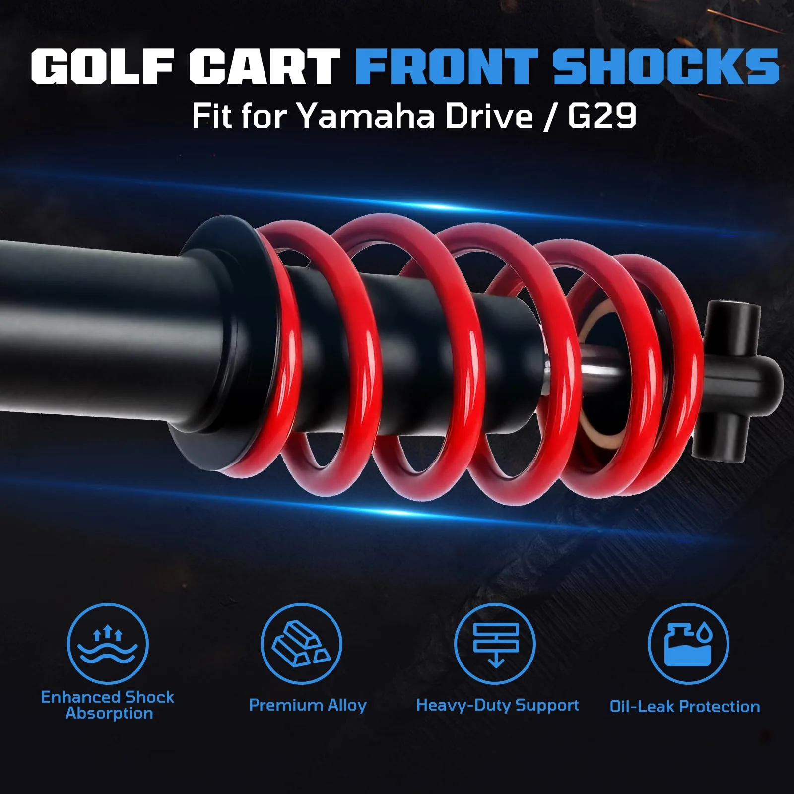 iLSKW Front Shocks for Yamaha Drive G29 Golf Cart image 3