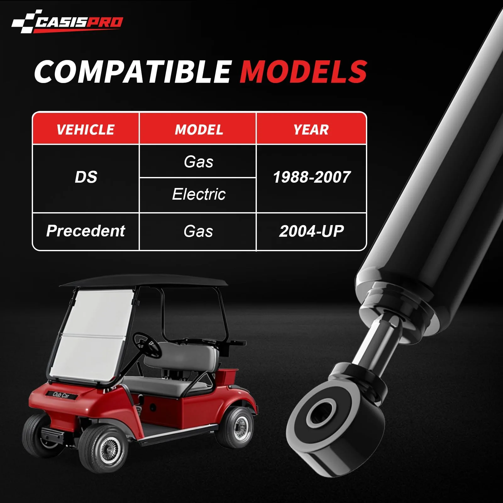 CASISPRO Front Shocks for Club Car DS and Precedent image 3