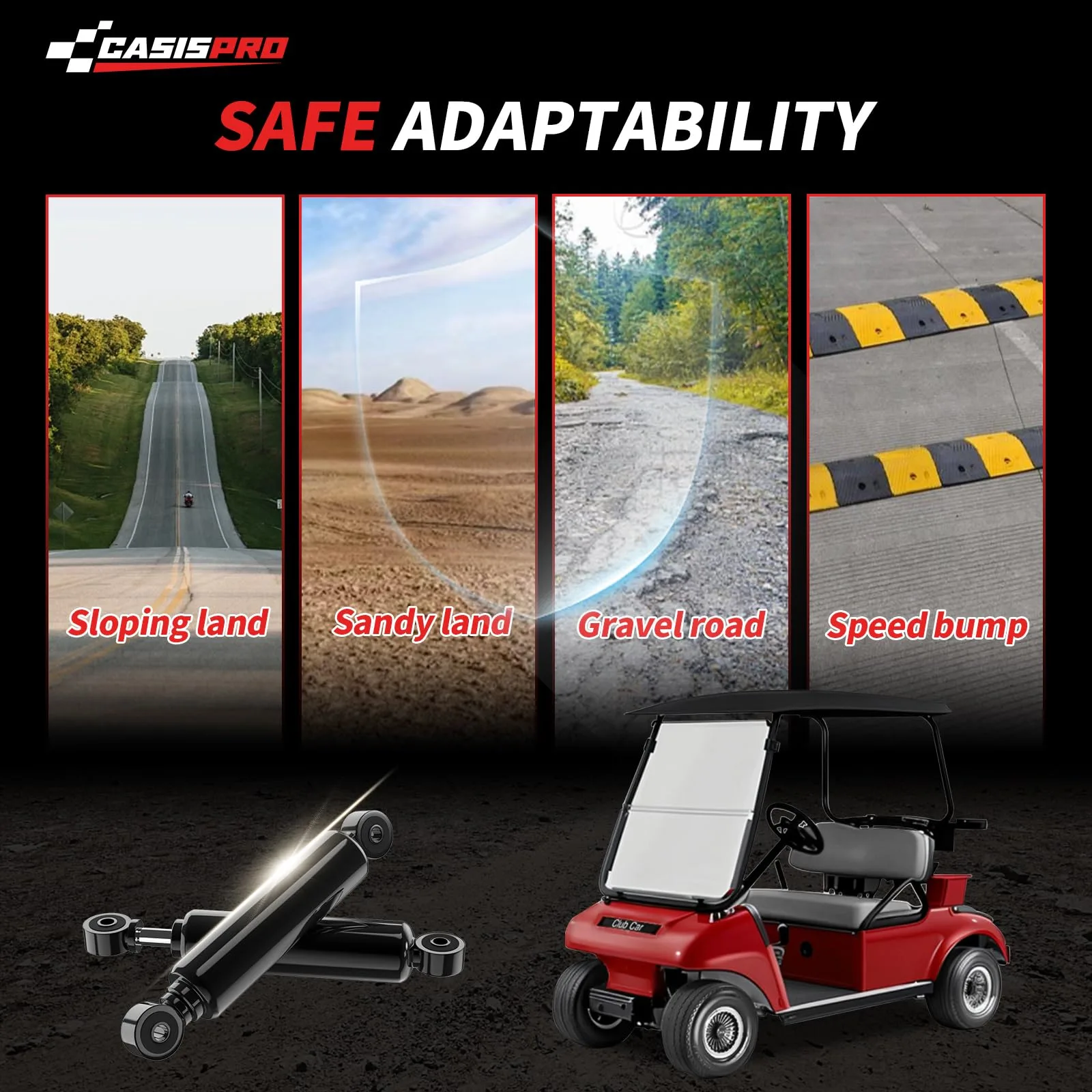 CASISPRO Front Shocks for Club Car DS and Precedent image 4