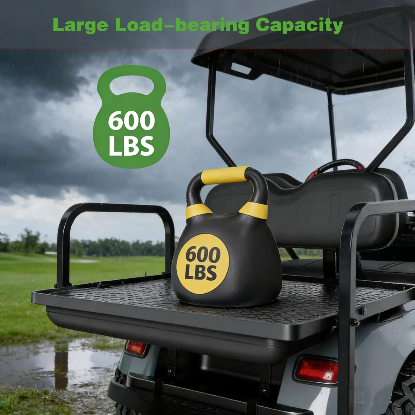 10L0L Rear Flip Seat Kit for E-Z-G-O TXT Golf Carts image 3