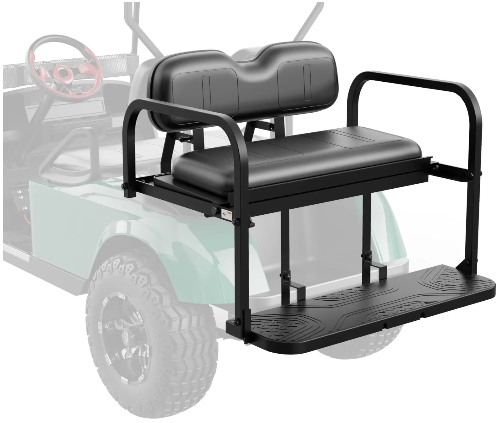 10L0L Rear Flip Seat Kit for E-Z-G-O TXT Golf Carts