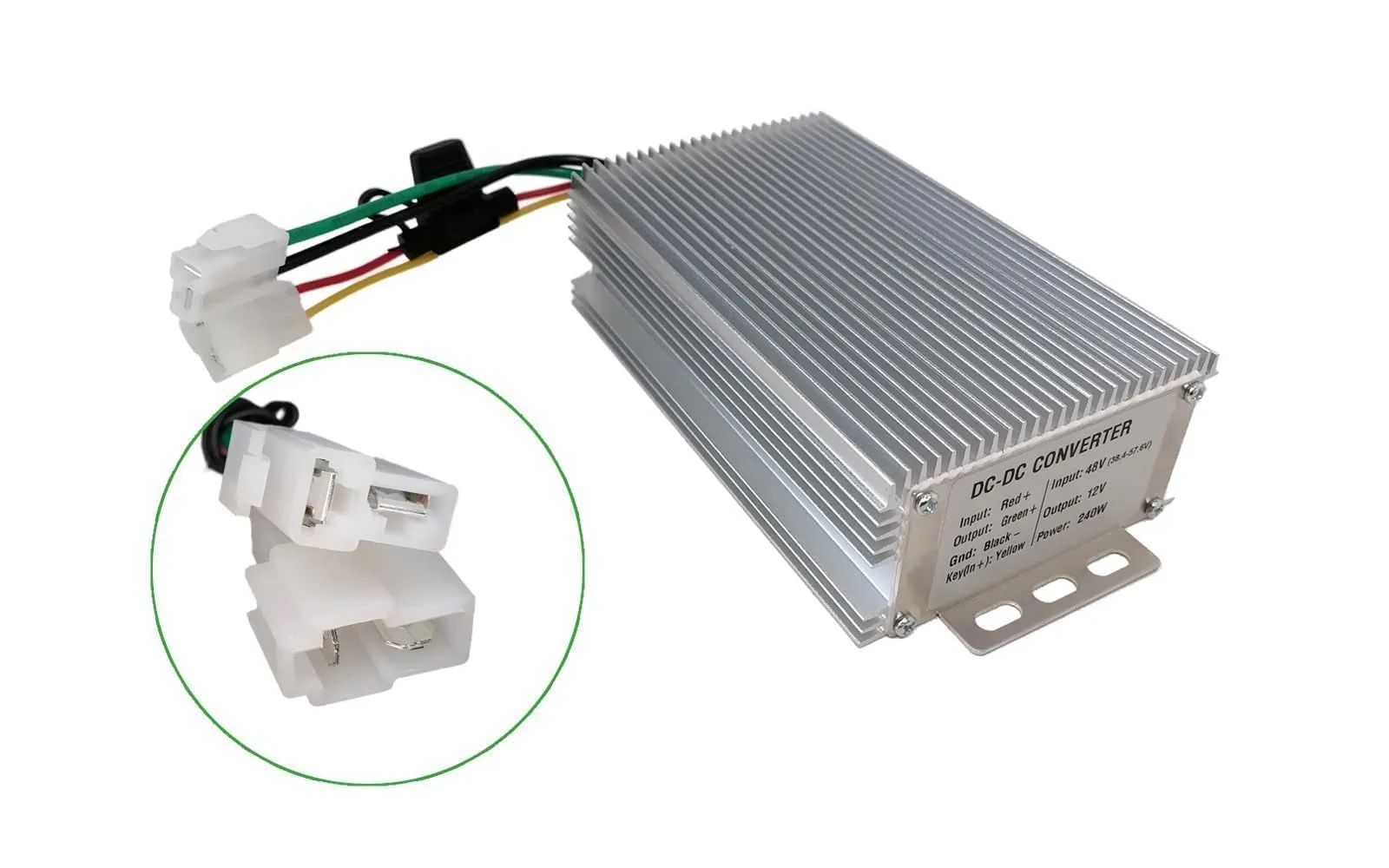 JOEEGO 48V to 12V 240W Golf Cart DC-DC Converter