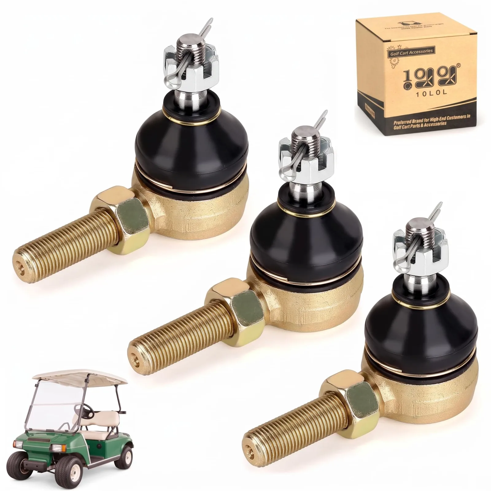 10L0L Tie Rod End Ball Joint Kit for Club Car DS