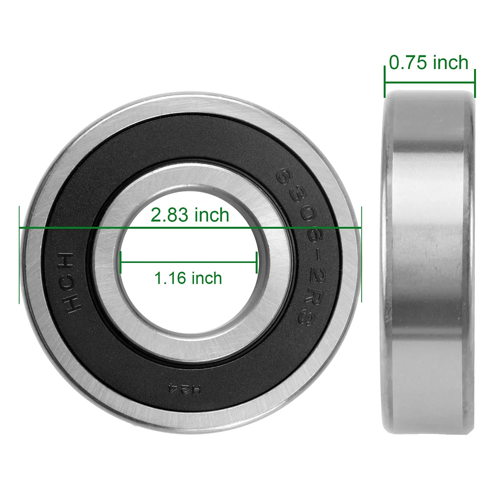 Roykaw Rear Axle Bearing for Yamaha G29 / Drive — JW1-F2176-00-00 image 2