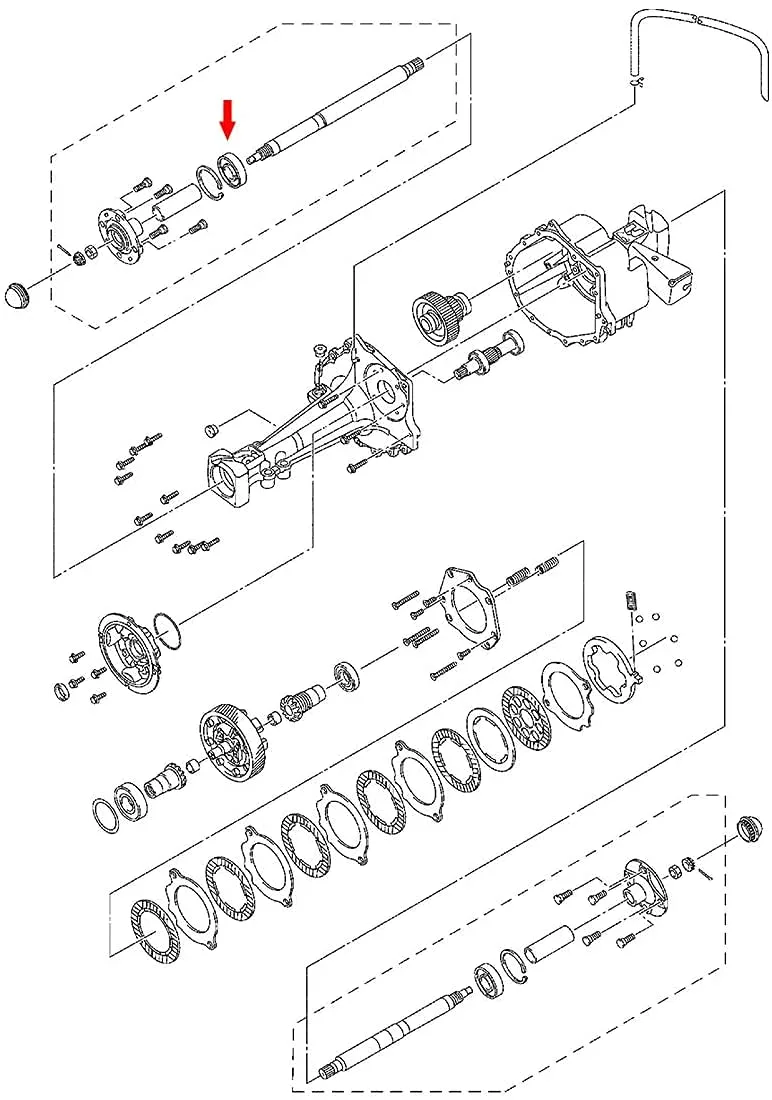 Roykaw Rear Axle Bearing for Yamaha G29 / Drive — JW1-F2176-00-00 image 3