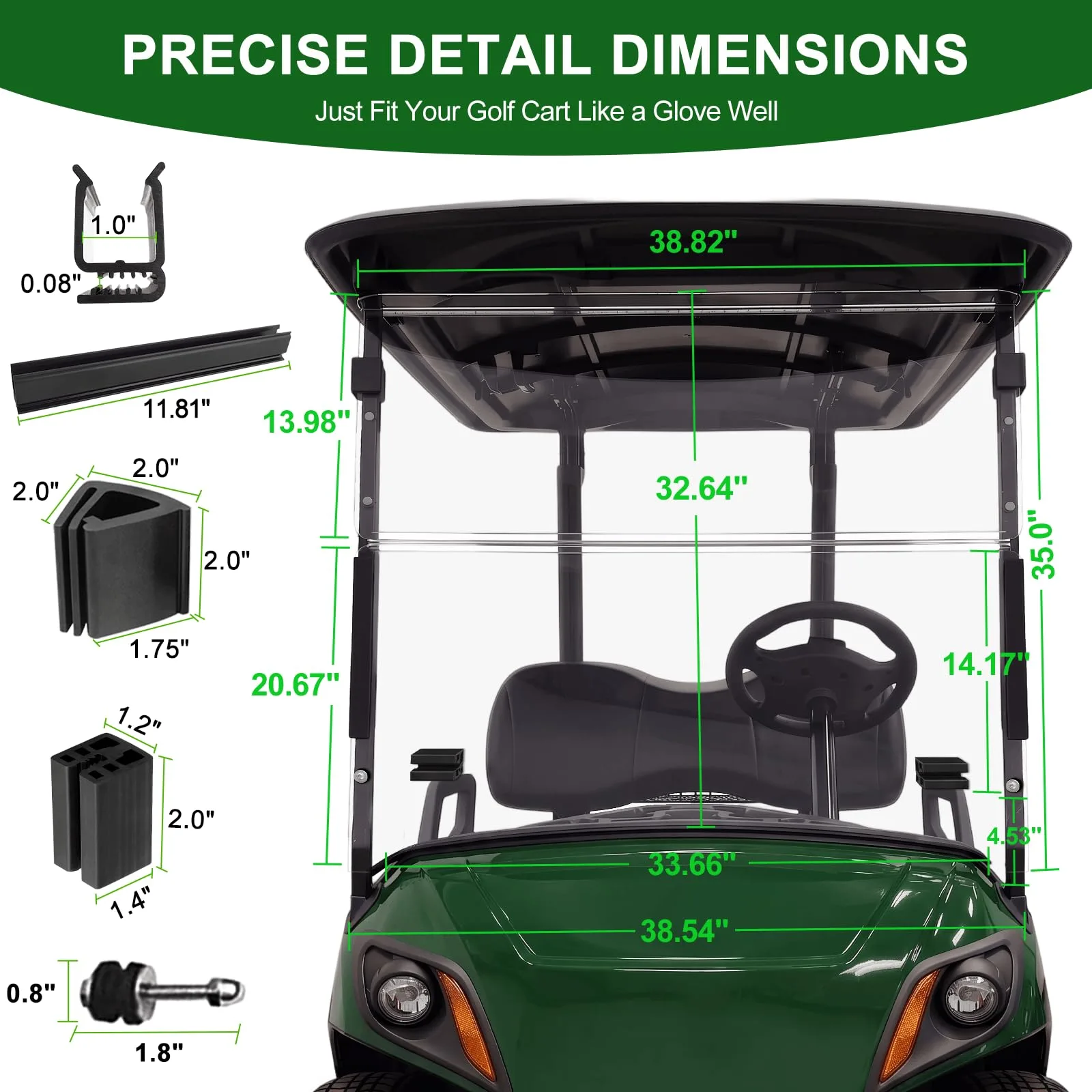 Cartalia CYD2FW Windshield for 2017-2026 Yamaha Drive 2 image 3