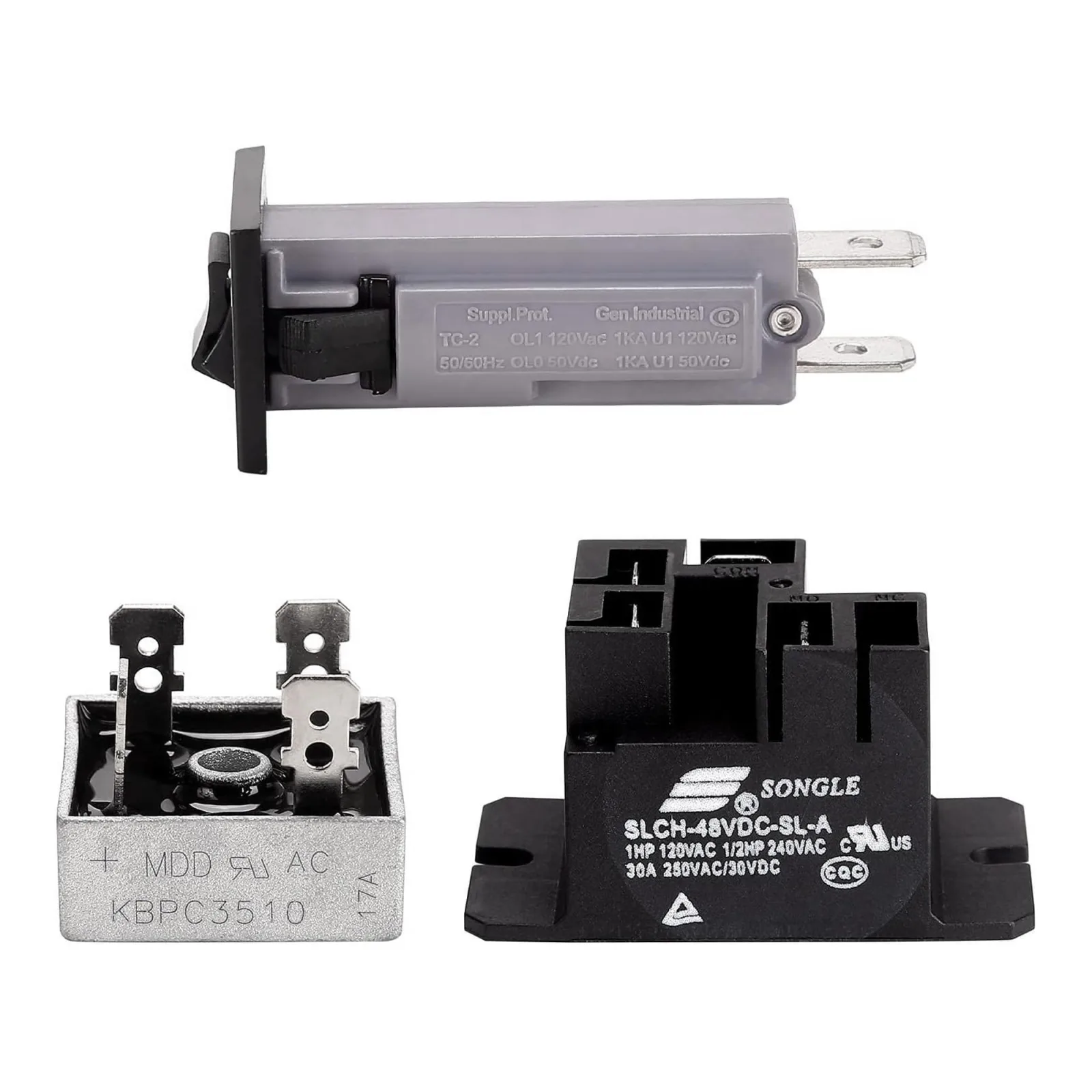 10L0L 48V Club Car PowerDrive Charger Repair Kit image 3