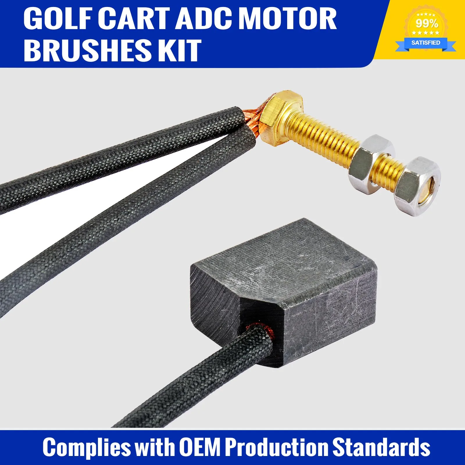 Roykaw Golf Cart Motor Brush Kit 73120-G25 image 2