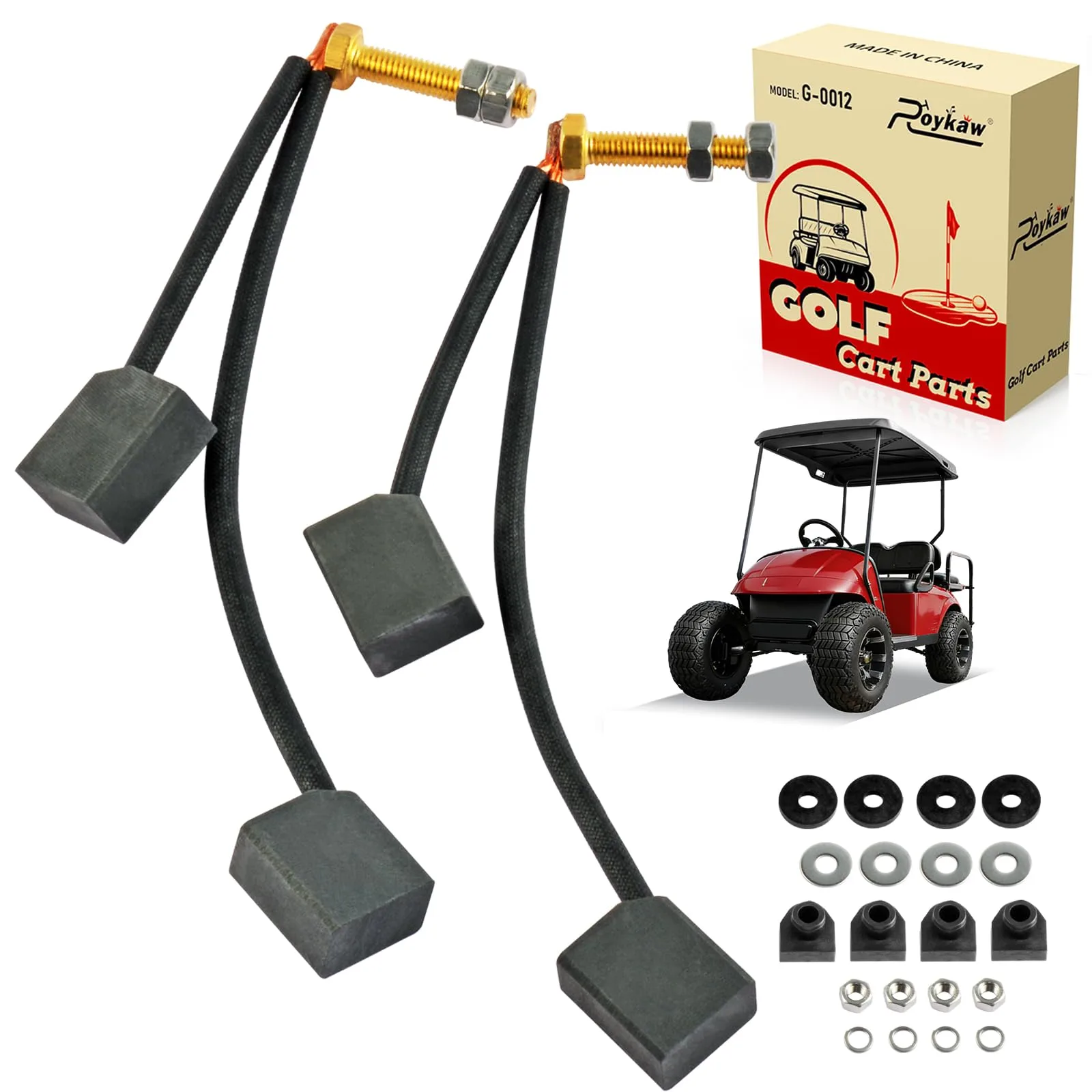 Roykaw Golf Cart Motor Brush Kit 73120-G25